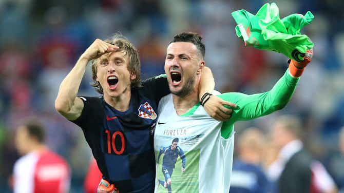 Preview image for Croatia 1 Denmark 1 (aet, 3-2 on penalties): Rakitic spares Modric blushes with winning spot-kick