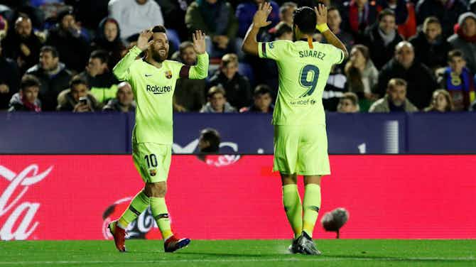 Preview image for Levante 0 Barcelona 5: Marvellous Messi banishes ghosts of last season