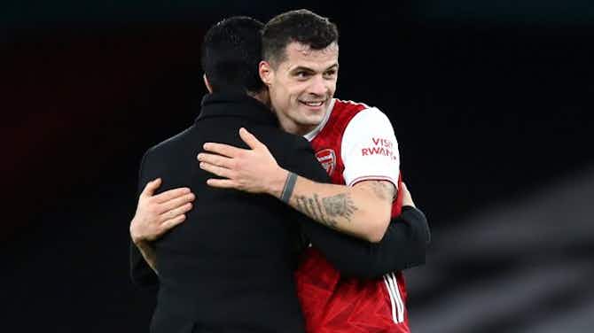 Preview image for Taulant admits he and Arsenal midfielder Xhaka keen to play together again