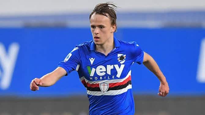 Preview image for Brentford signing Mikkel Damsgaard tribute to Sampdoria: Two years full of emotions