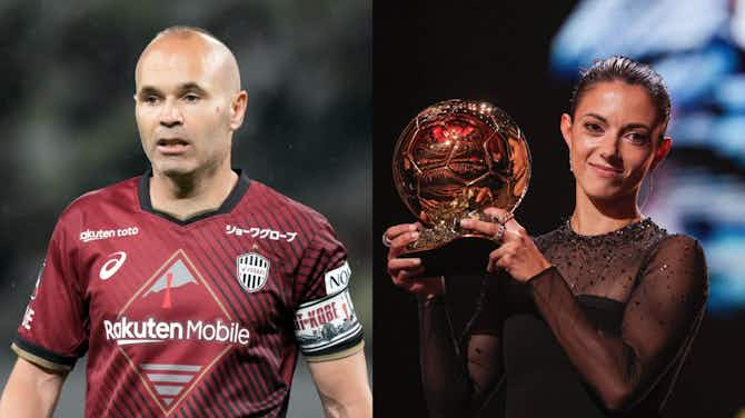 Preview image for Andres Iniesta responds to comparisons with Ballon d'Or winner Aitana Bonmati