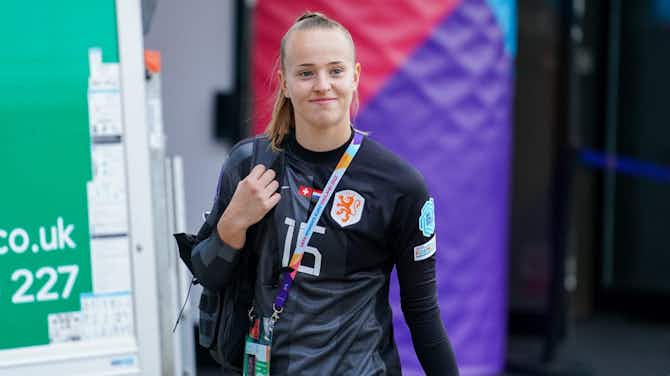 Preview image for Daphne van Domselaar set for 'most important' game of her career in Euro quarter-final