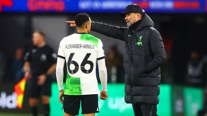 Preview image for 'It was weird' - Trent Alexander-Arnold reveals how Jurgen Klopp told Liverpool players his exit plans