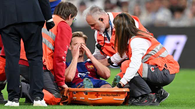 Preview image for Barcelona learn severity of nasty looking Frenkie de Jong injury