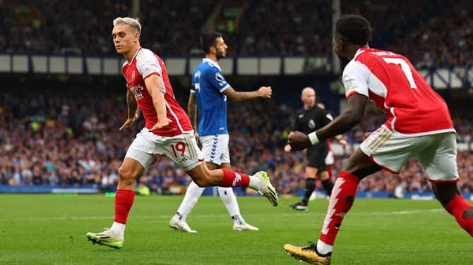 Preview image for Everton 0-1 Arsenal: Player ratings as Trossard goal earns Gunners win