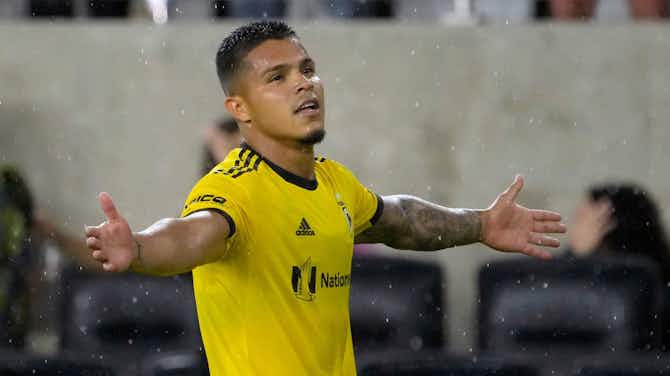 Preview image for Columbus Crew forward Cucho Hernandez given one-match suspension for offensive language