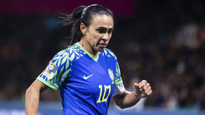 Preview image for Marta plays last ever World Cup game as Brazil crash out in group stage shock
