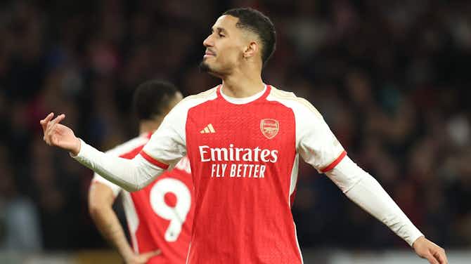 Preview image for William Saliba sets Arsenal challenge in Premier League title race