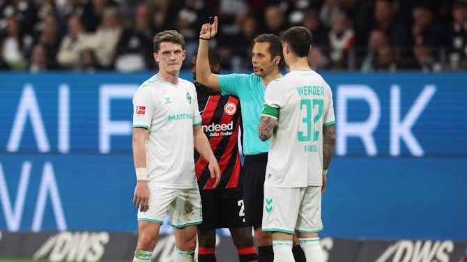 Vorschaubild für Nach Rot in Frankfurt: DFB-Sportgericht sperrt Werders Jens Stage lange