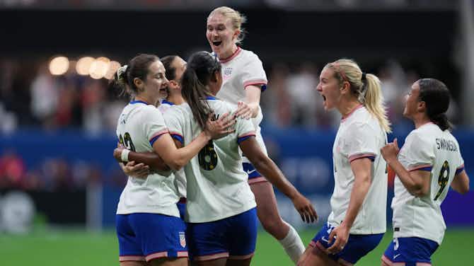 Preview image for USWNT set friendly attendance record in SheBelieves Cup triumph over Japan