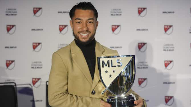 Preview image for Lucho Acosta beats Thiago Almada, Denis Bouanga to 2023 MLS MVP award