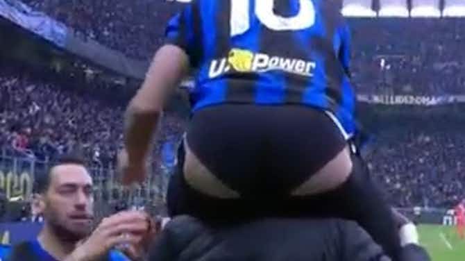 Imagen de vista previa para ¡Frattesi se queda en calzones al festejar gol del triunfo del Inter!