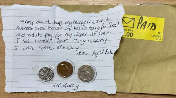 Imagem de visualização para Sem dinheiro para ir aos jogos, criança envia 30 centavos de presente a seu ídolo