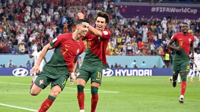 Imagem de visualização para Cristiano Ronaldo faz história, Portugal sofre, mas vence Gana na estreia pela Copa