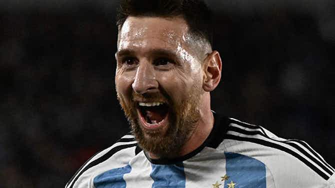 Imagem de visualização para Messi diz o que representa igualar recorde de Suárez nas Eliminatórias