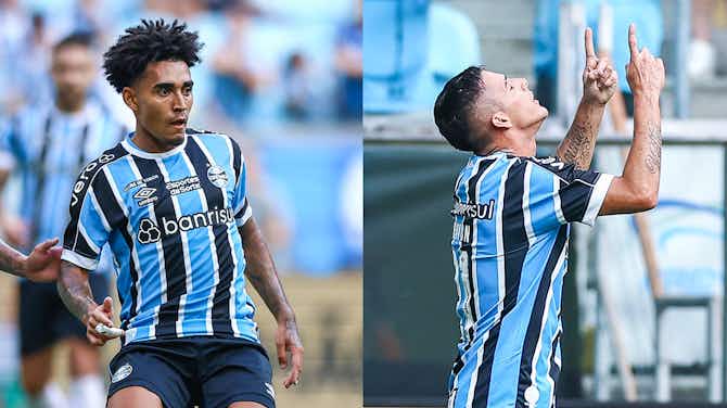 Imagem de visualização para Du Queiroz e Pavón devem ser titulares pelo Grêmio no Gre-Nal