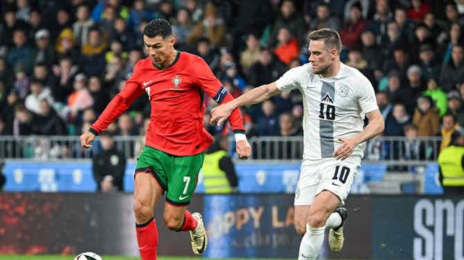Imagem de visualização para Portugal perde para Eslovênia no retorno de Cristiano Ronaldo
