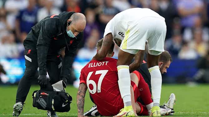 Image d'aperçu pour Des nouvelles d'Harvey Elliott, victime d'une terrible blessure avec Liverpool