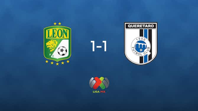 Imagen de vista previa para León y Querétaro se reparten los puntos y empatan 1-1