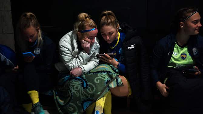 Preview image for On the road and into a bomb shelter mid-match with Mariupol Women