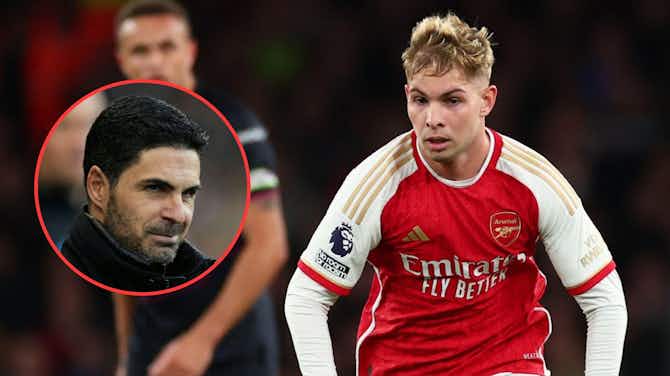 Preview image for Mikel Arteta explains key role Emile Smith Rowe could play in Arsenal’s Premier League title charge