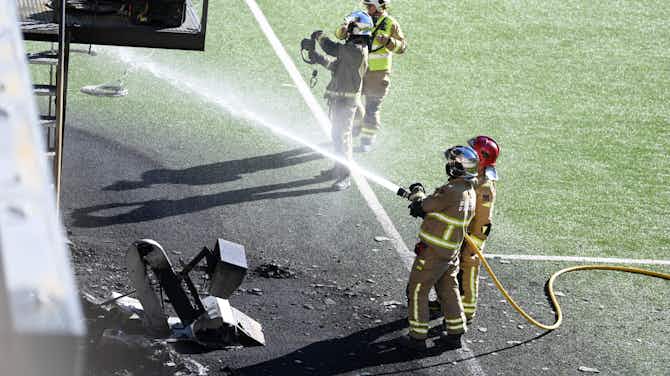 Vorschaubild für Trotz Feuer im Stadion: England-Spiel in Andorra findet statt