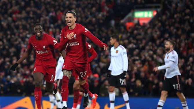 Vorschaubild für Premier League | 2x Gakpo, 2x Nunez, 2x Salah: Liverpool feiert irres Schützenfest gegen ManUnited!