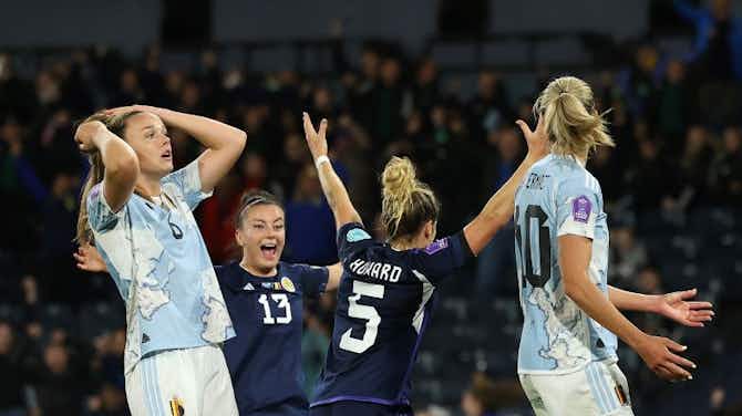 Preview image for Late goals as Dutch defeat Lionesses and Scotland deny Belgium