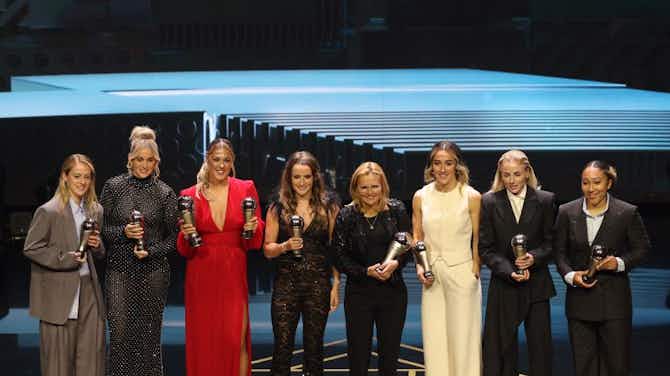 Preview image for Bonmati, Earps and Wiegman win at The Best FIFA Football Awards