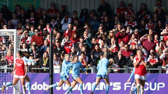 Preview image for Manchester City knock Arsenal out of Adobe Women’s FA Cup