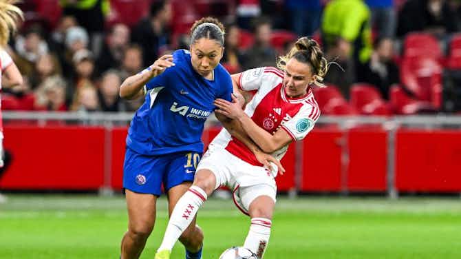 Preview image for Chelsea Women take UWCL quarter-final first-leg lead over Ajax