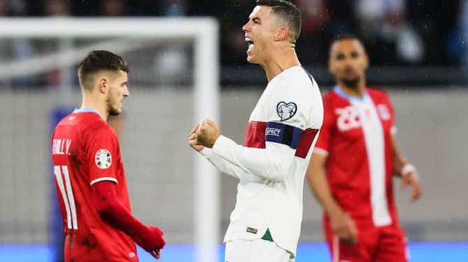 Image d'aperçu pour Portugal : Cristiano Ronaldo humilie doublement le Luxembourg