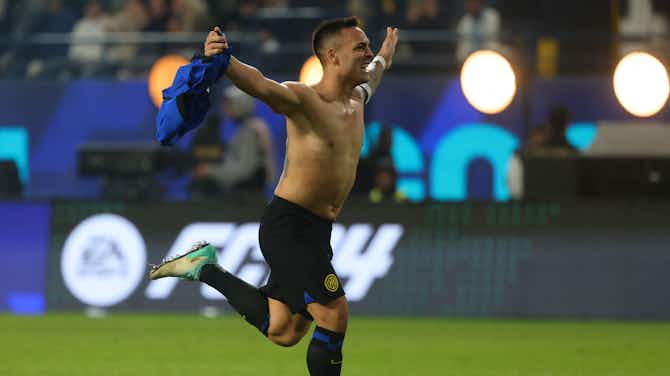 Imagem de visualização para Lautaro marca no final e Inter ganha do Napoli na decisão da Supercopa da Itália