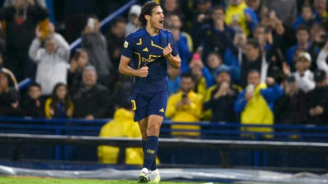 Imagem de visualização para Cavani reencontra boa fase no futebol argentino e é o artilheiro do Boca Juniors na temporada