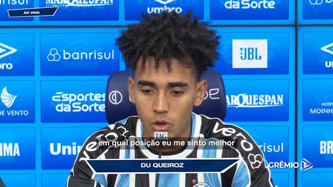 Imagem de visualização para Du Queiroz é apresentado e se diz pronto para estrear pelo Grêmio