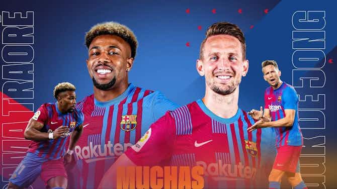 Imagem de visualização para Barcelona oficializa fim de empréstimos de Adama Traoré e Luuk de Jong