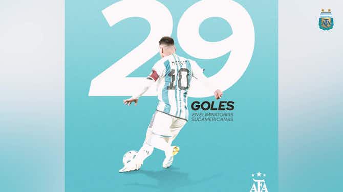 Imagem de visualização para Messi iguala o recorde de gols de Suárez nas Eliminatórias Sul-Americanas