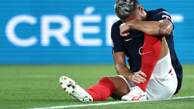 Imagem de visualização para Giroud e Theo Hernández desfalcam a França para o duelo contra a Alemanha