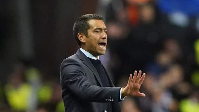 Preview image for Giovanni van Bronckhorst laments costly red card in Rangers defeat to Napoli