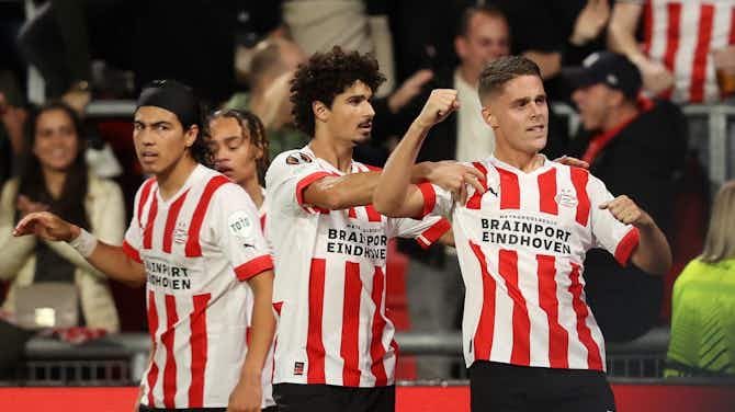 Preview image for PSV vs Arsenal Europa League result, final score and reaction tonight as Veerman and De Jong - live