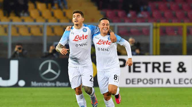 Preview image for Napoli get Serie A title charge back on track with victory at Lecce