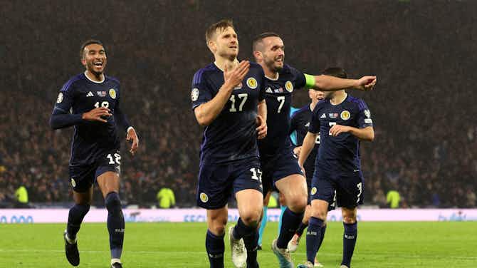 Preview image for Scotland sign off successful Euro 2024 qualifying campaign with six-goal thriller