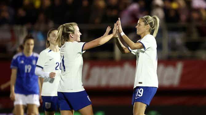 Preview image for England vs Italy LIVE: Lionesses result and reaction as Lauren Hemp scores twice in five-goal win