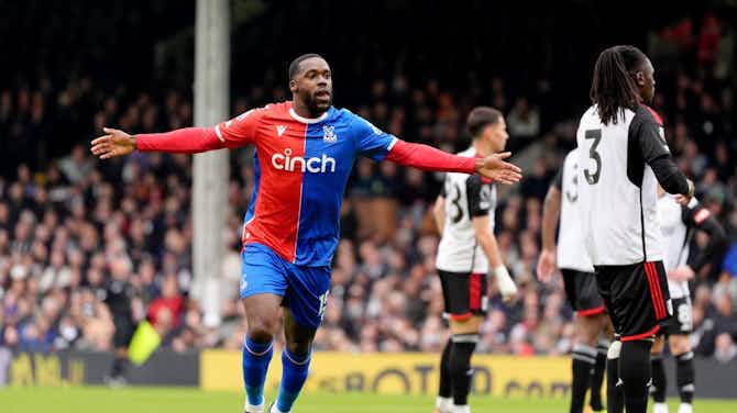 Preview image for Jeffrey Schlupp celebrates late wondergoal as Crystal Palace earn point at Fulham
