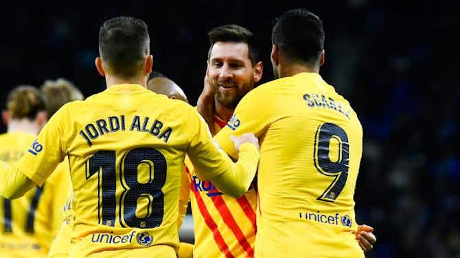 Image d'aperçu pour L'action délicieuse entre Alba, Messi et Luis Suarez