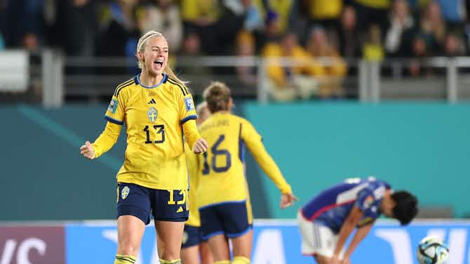 Preview image for Women’s World Cup 2023: Amanda Ilestedt continues remarkable scoring form as Sweden beat Japan