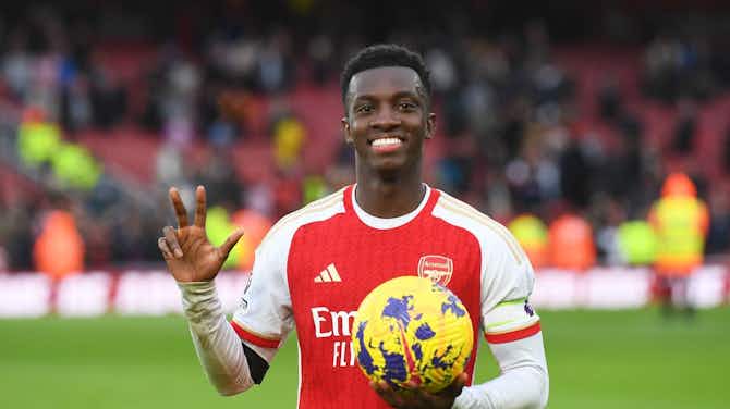 Preview image for Arsenal player ratings vs Sheffield United: Brilliant Eddie Nketiah star of the show; Declan Rice also excels