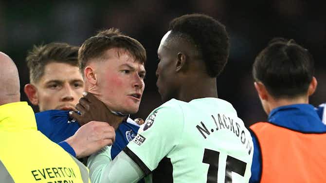 Preview image for Chelsea striker Nicolas Jackson avoids FA action over heated clash with Everton's Nathan Patterson
