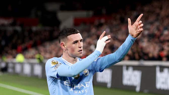 Preview image for Brentford 1-3 Manchester City: Mark Flekken heroics not enough as Phil Foden hat-trick steals the show