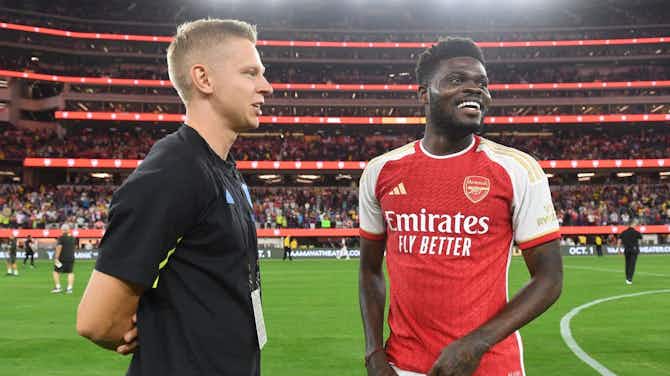 Preview image for Oleksandr Zinchenko and Thomas Partey nearing Arsenal injury returns ahead of trip to Sheffield United
